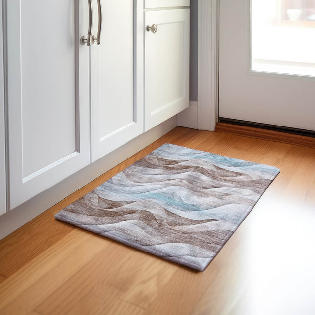 Dalyn Pacifica PA3 Mocha Rug shown in a room