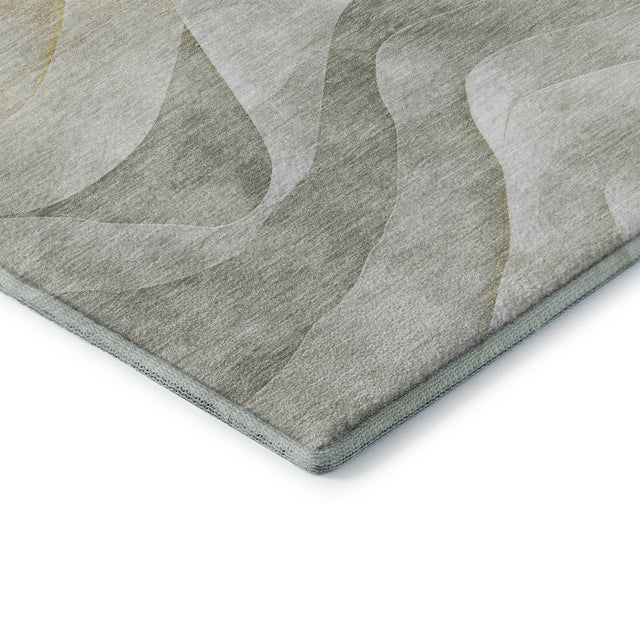 Dalyn Pacifica PA3 Silver Rug corner detail