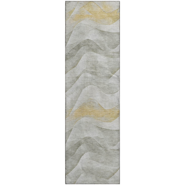 Dalyn Pacifica PA3 Silver Rug runner rug