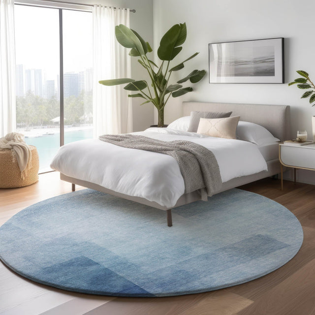 Dalyn Pacifica PA5 Blue Rug shown in a room