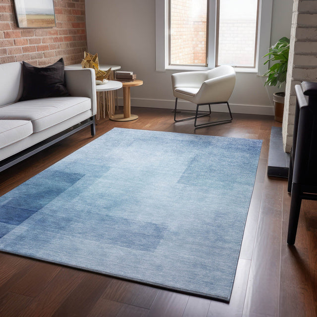 Dalyn Pacifica PA5 Blue Rug shown in a room
