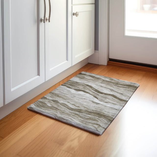 Dalyn Pacifica PA6 Brown Rug shown in a room