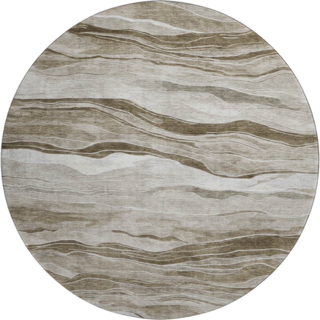 Dalyn Pacifica PA6 Brown Rug round rug