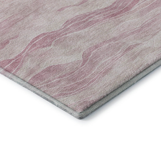 Dalyn Pacifica PA6 Pink Rug corner detail