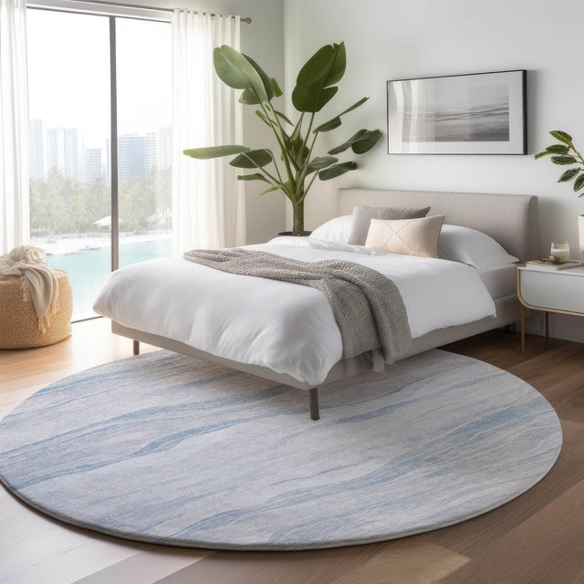 Dalyn Pacifica PA6 Sky Rug shown in a room