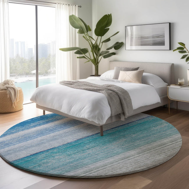 Dalyn Pacifica PA7 Sky Rug shown in a room