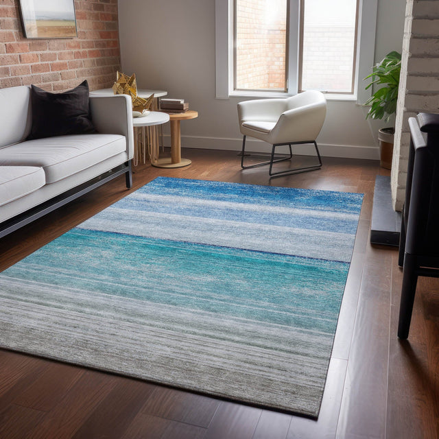 Dalyn Pacifica PA7 Sky Rug shown in a room