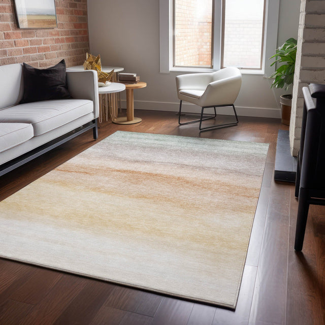 Dalyn Pacifica PA8 Coral Rug shown in a room