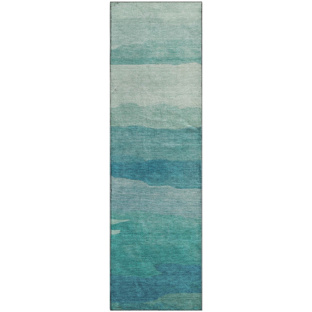 Dalyn Pacifica PA9 Turquoise Rug runner rug