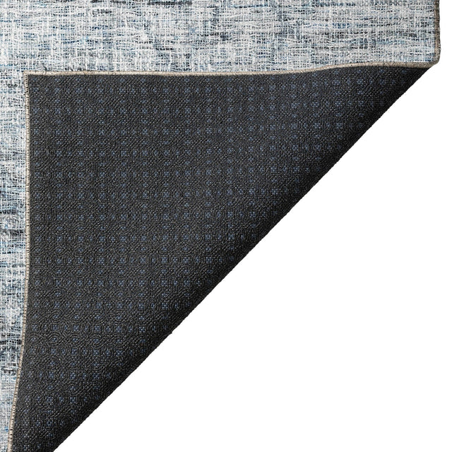 Dalyn Portico PO1 Blue Rug backing detail