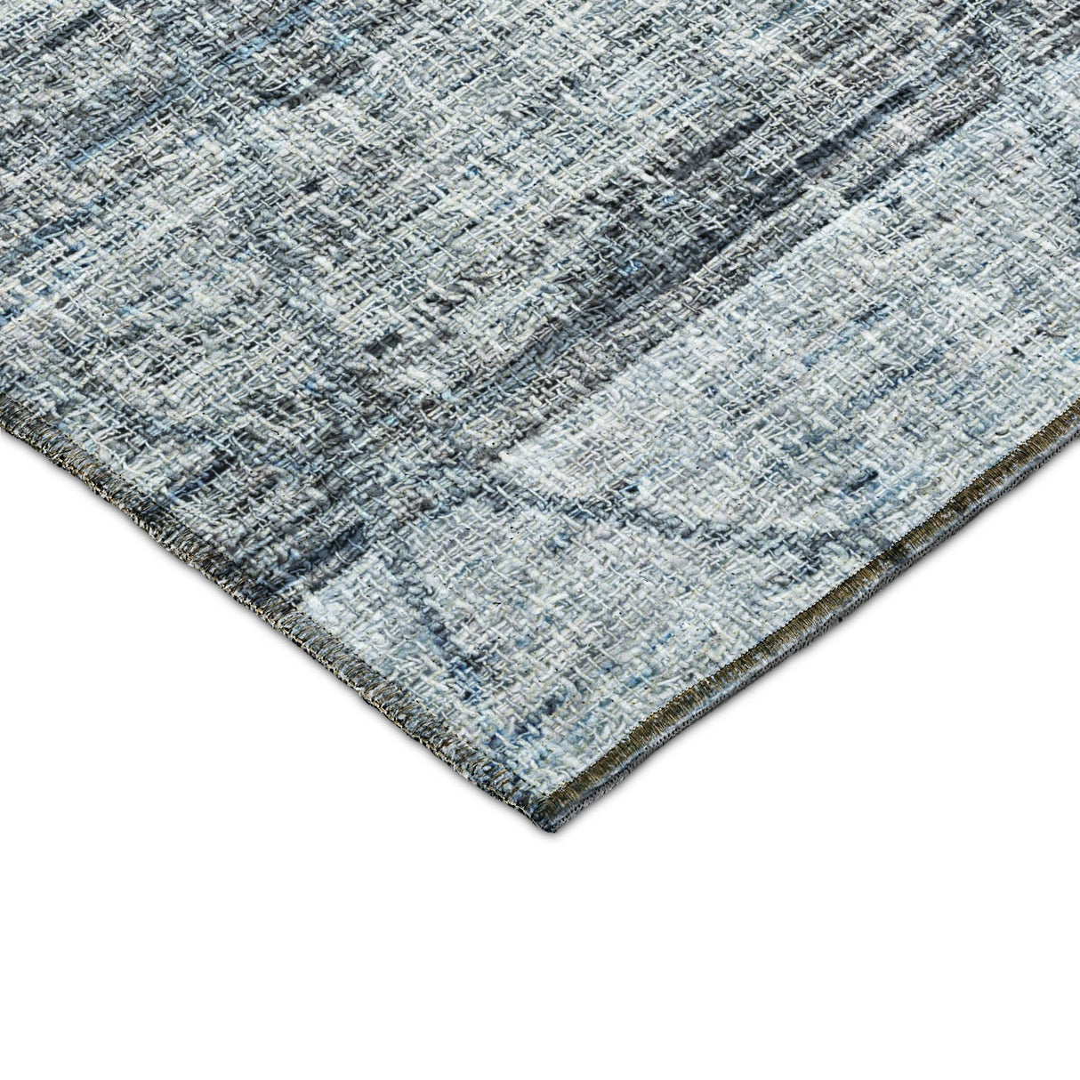 Dalyn Portico PO1 Blue Rug corner detail