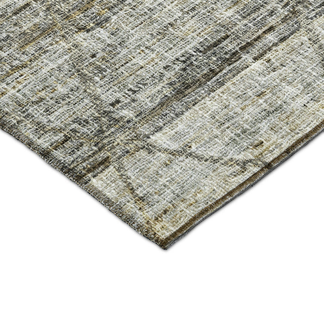 Dalyn Portico PO1 Pewter Rug corner detail