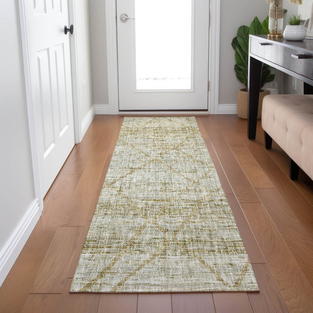 Dalyn Portico PO1 Wheat Rug shown in a room