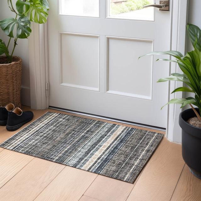 Dalyn Portico PO2 Chocolate Rug shown in a room