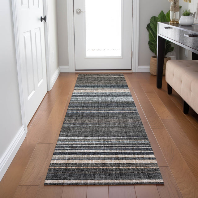 Dalyn Portico PO2 Chocolate Rug shown in a room