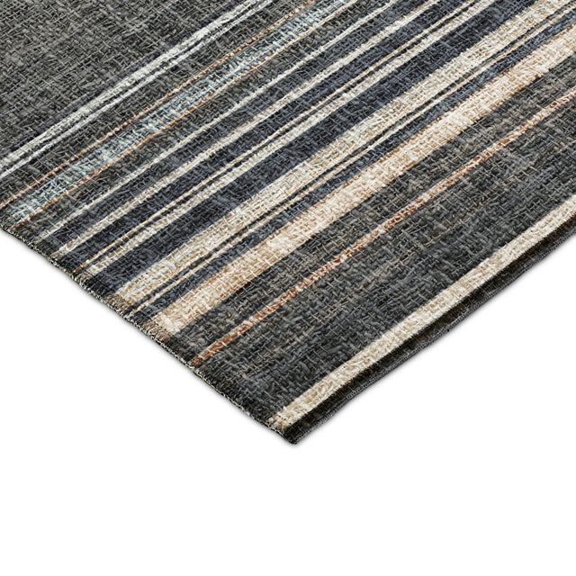Dalyn Portico PO2 Chocolate Rug corner detail