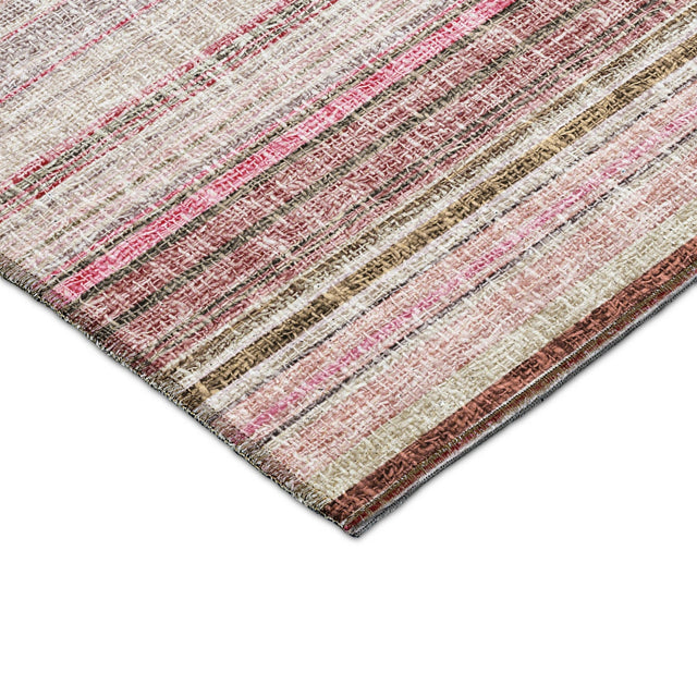 Dalyn Portico PO2 Pink Rug corner detail