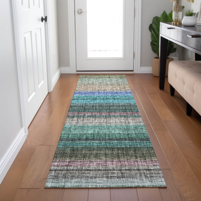 Dalyn Portico PO2 Sage Rug shown in a room