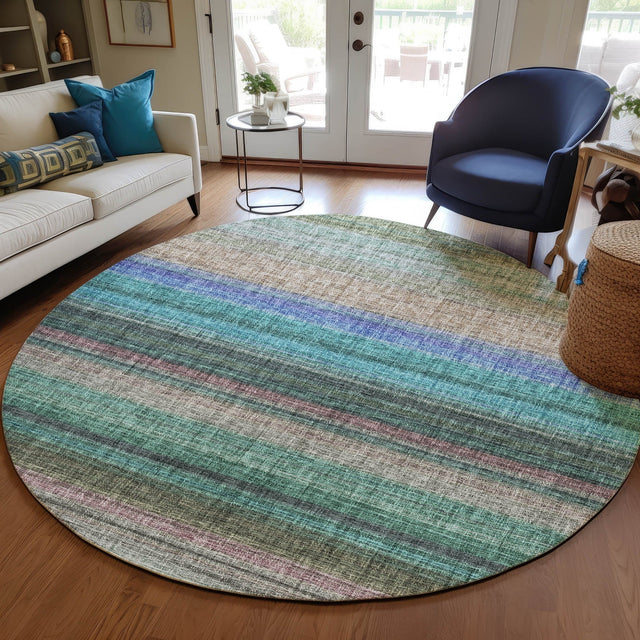 Dalyn Portico PO2 Sage Rug shown in a room