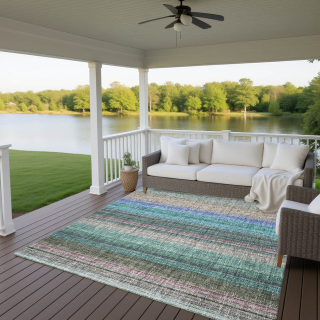 Dalyn Portico PO2 Sage Rug outdoor lifestyle image