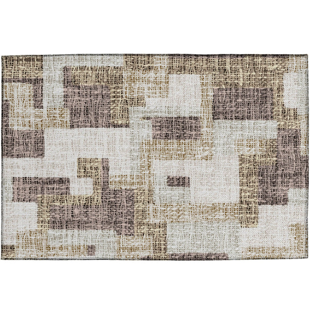 Dalyn Portico PO3 Brown Rug rectangular rug