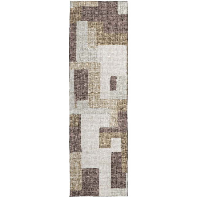 Dalyn Portico PO3 Brown Rug runner rug