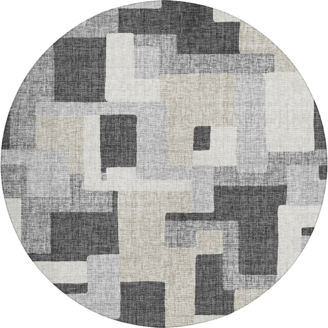 Dalyn Portico PO3 Gray Rug rectangular rug