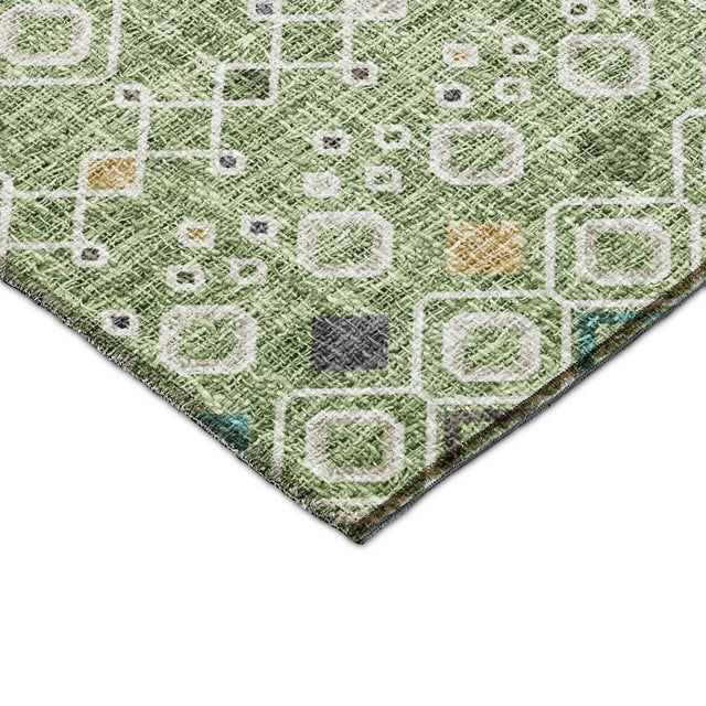 Dalyn Portico PO4 Aloe Rug corner detail