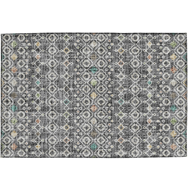 Dalyn Portico PO4 Gray Rug rectangular rug