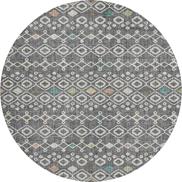 Dalyn Portico PO4 Gray Rug rectangular rug