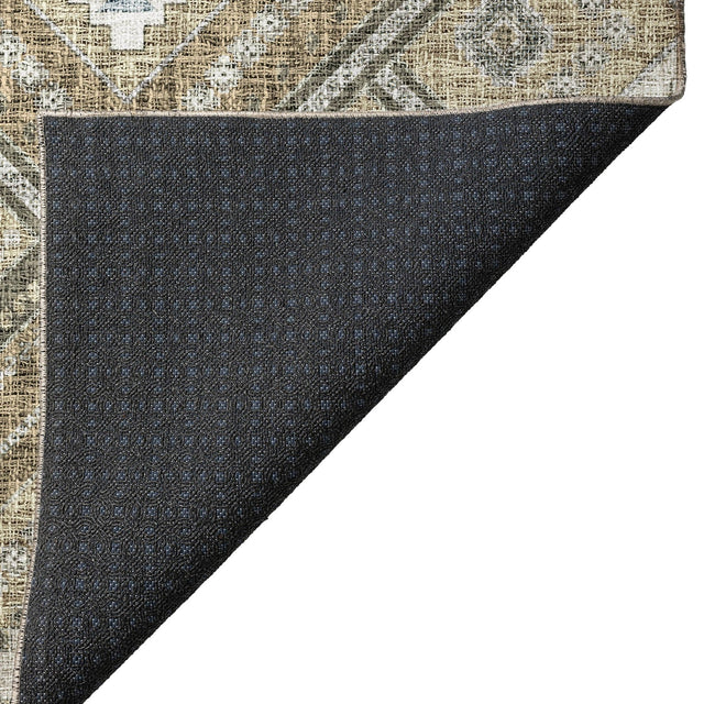 Dalyn Portico PO5 Beige Rug backing detail