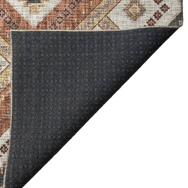 Dalyn Portico PO5 Copper Rug backing detail