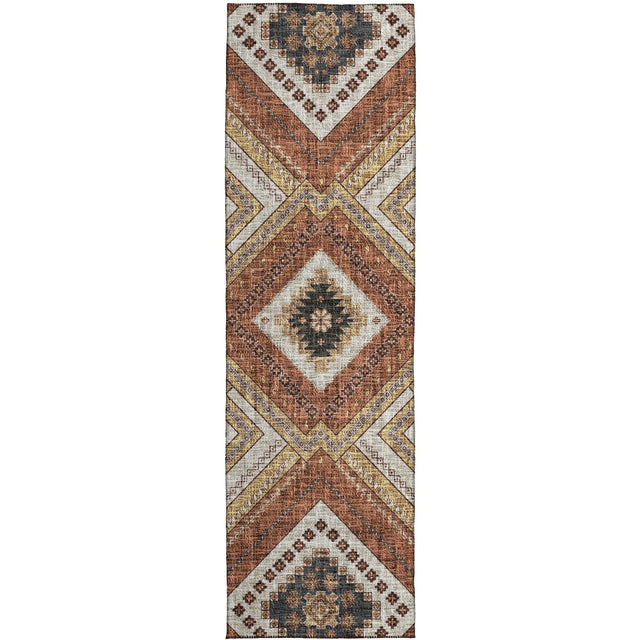 Dalyn Portico PO5 Copper Rug runner rug