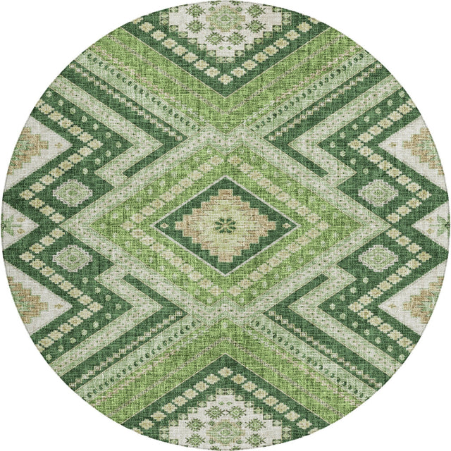 Dalyn Portico PO5 Green Rug rectangular rug