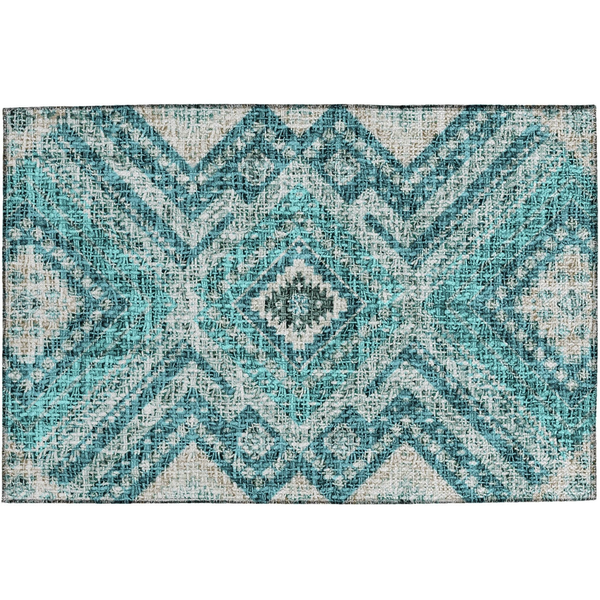 Dalyn Portico PO5 Teal Rug rectangular rug