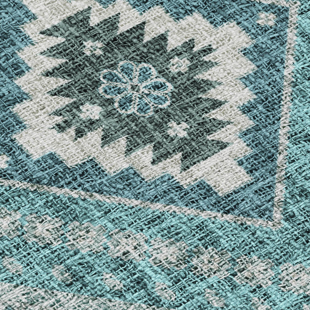 Dalyn Portico PO5 Teal Rug color swatch