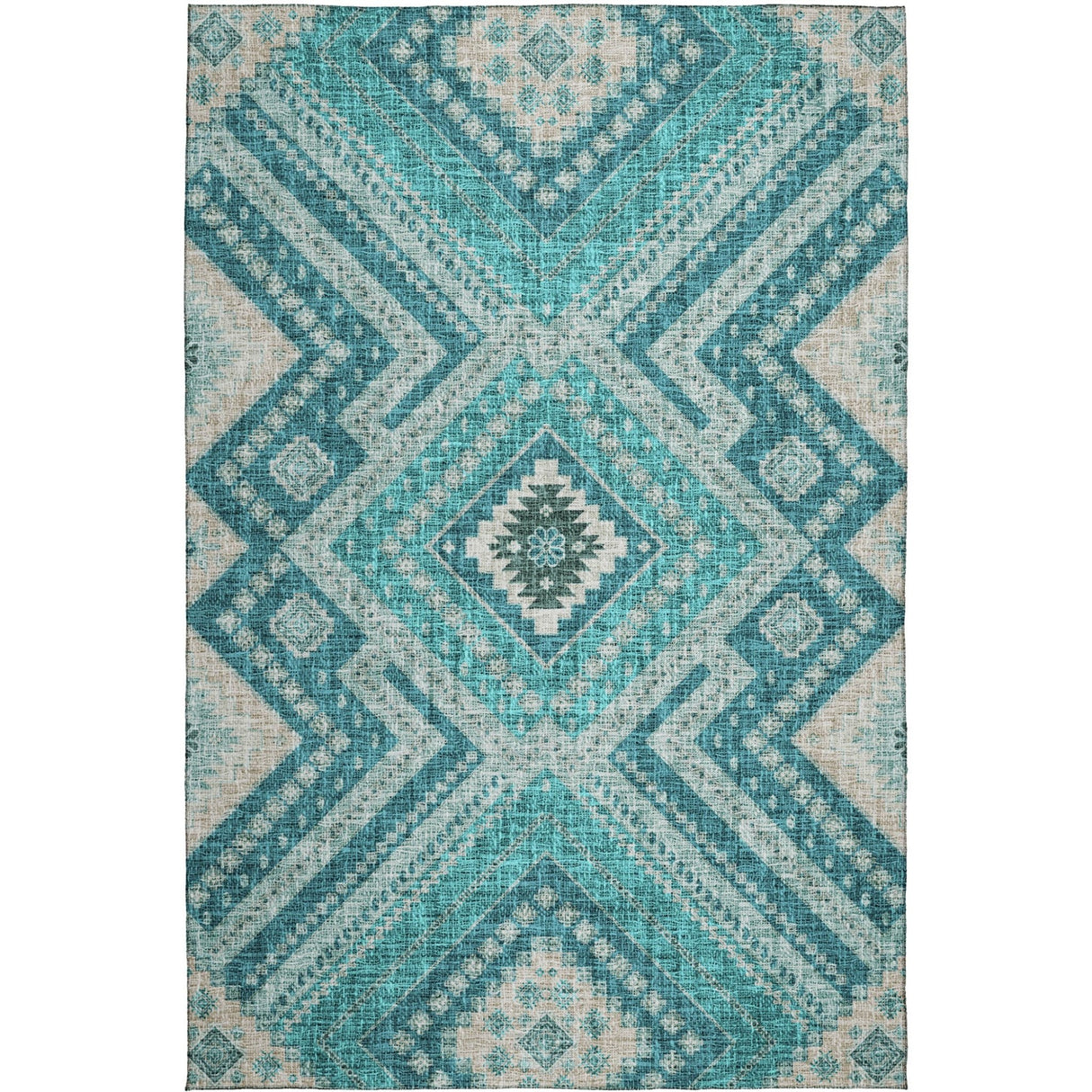 Dalyn Portico PO5 Teal Rug main image