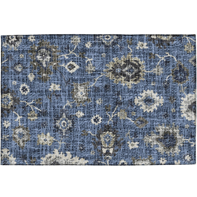 Dalyn Portico PO6 Blue Rug rectangular rug