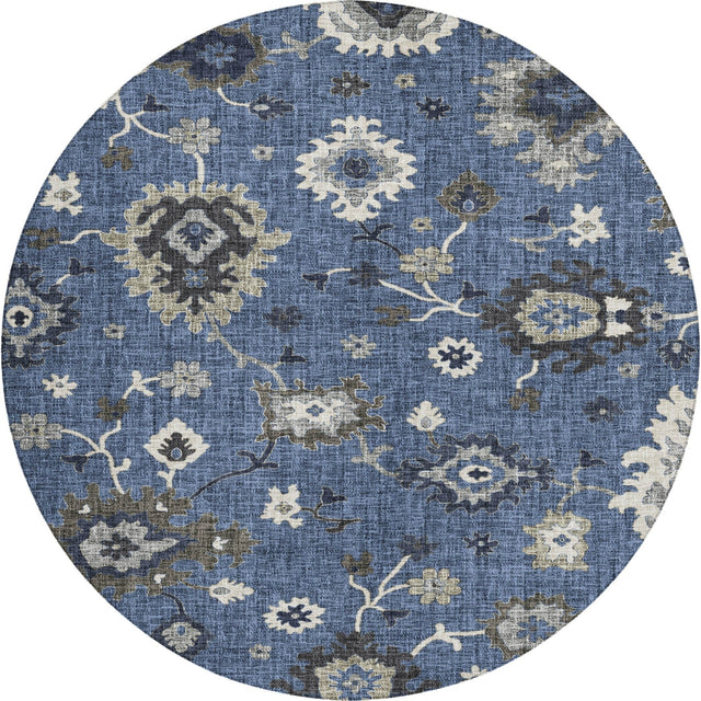 Dalyn Portico PO6 Blue Rug rectangular rug
