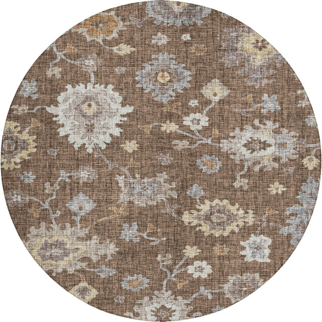 Dalyn Portico PO6 Chocolate Rug rectangular rug