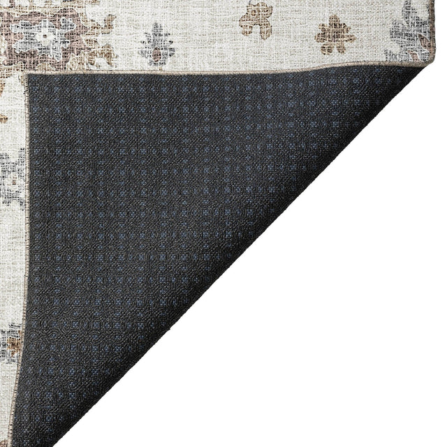 Dalyn Portico PO6 Ivory Rug backing detail