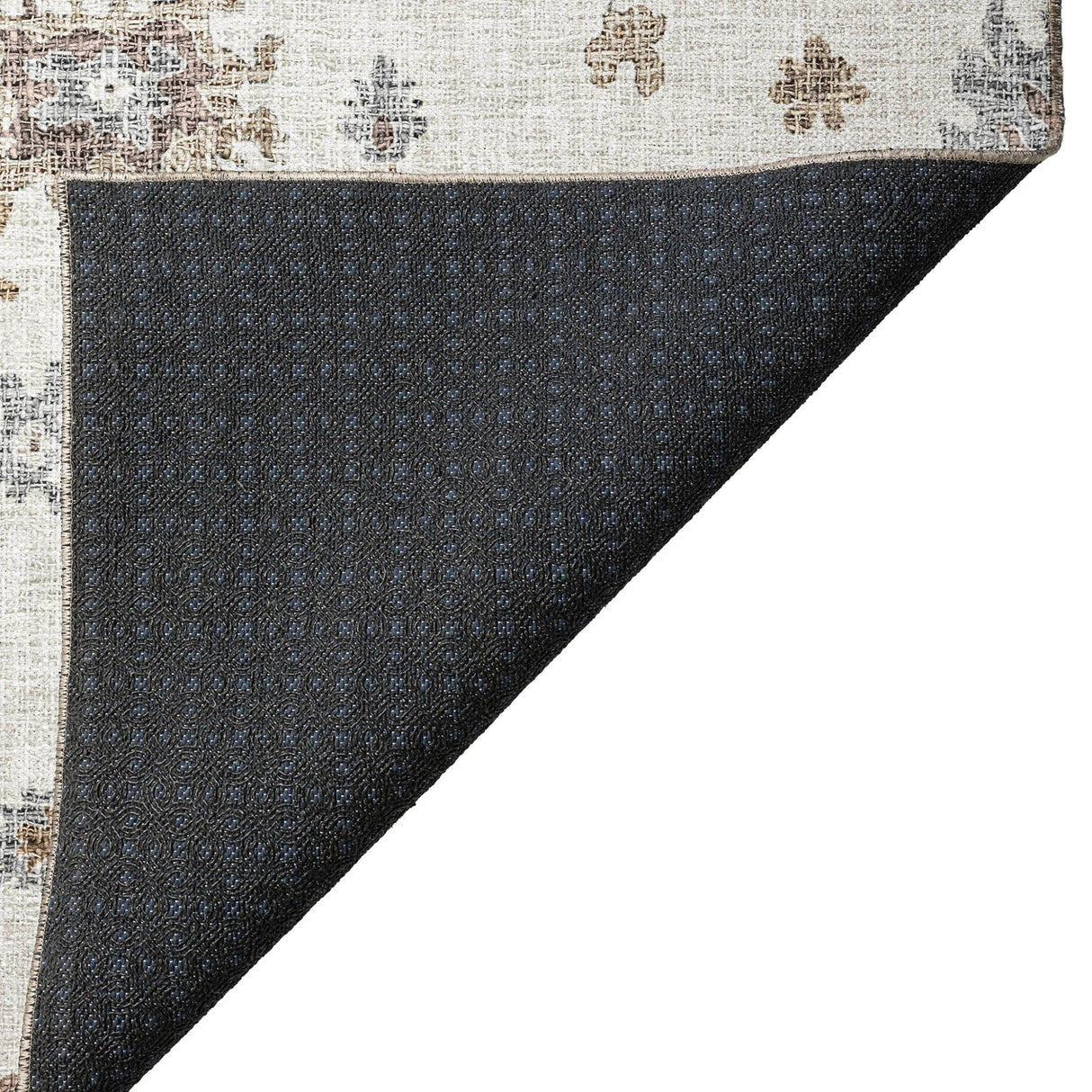 Dalyn Portico PO6 Ivory Rug backing detail