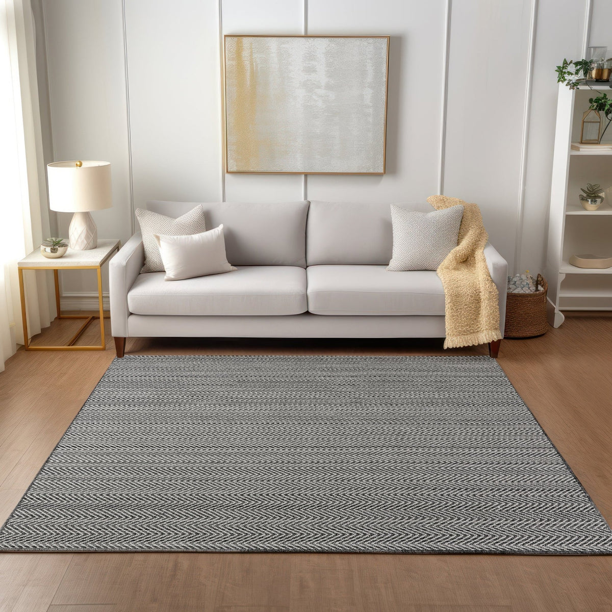 Dalyn Provo PV2 Hand Loomed Casual Black Rug