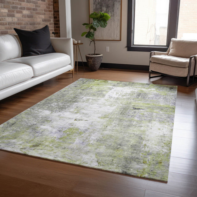 Dalyn Ravenna RN1 Aloe Rug shown in a room