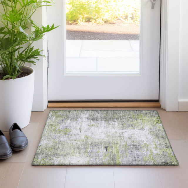 Dalyn Ravenna RN1 Aloe Rug shown in a room