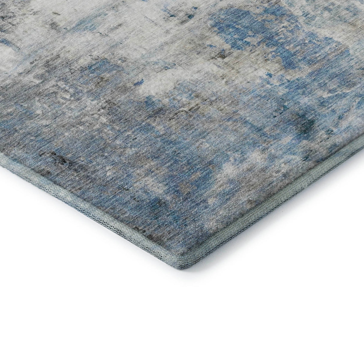 Dalyn Ravenna RN1 Blue Rug corner detail