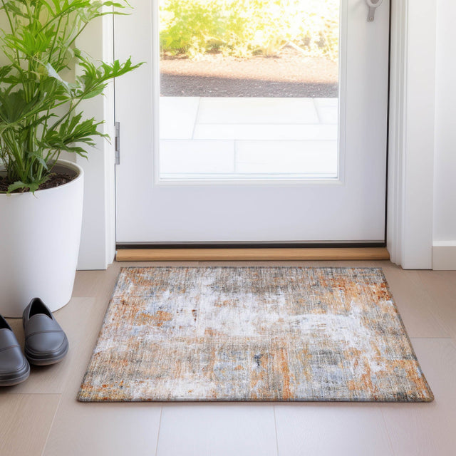 Dalyn Ravenna RN1 Copper Rug shown in a room