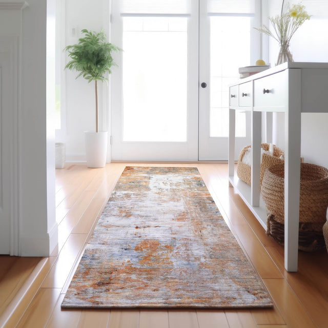 Dalyn Ravenna RN1 Copper Rug shown in a room
