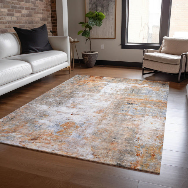 Dalyn Ravenna RN1 Copper Rug shown in a room