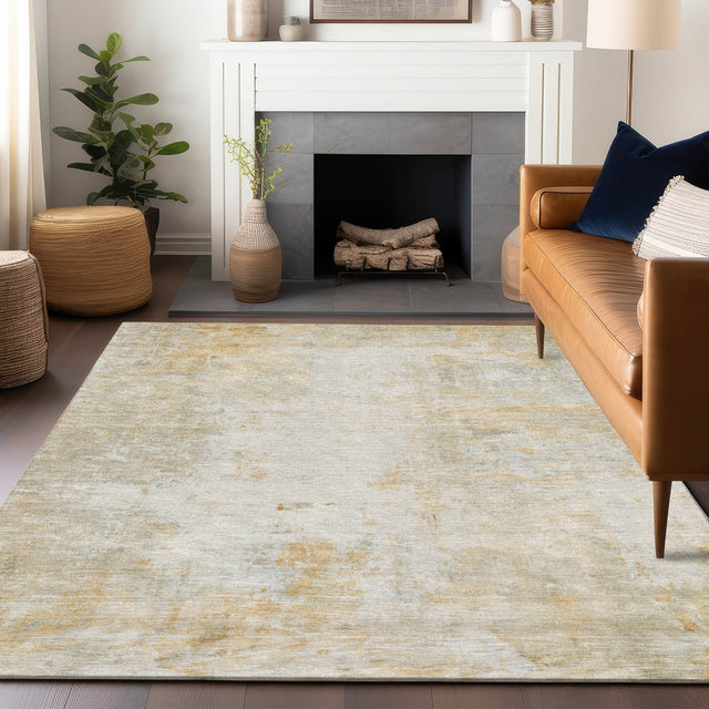Dalyn Ravenna RN1 Linen Rug shown in a room